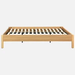 Letto con rete a doghe 160x200cm decorazione legno