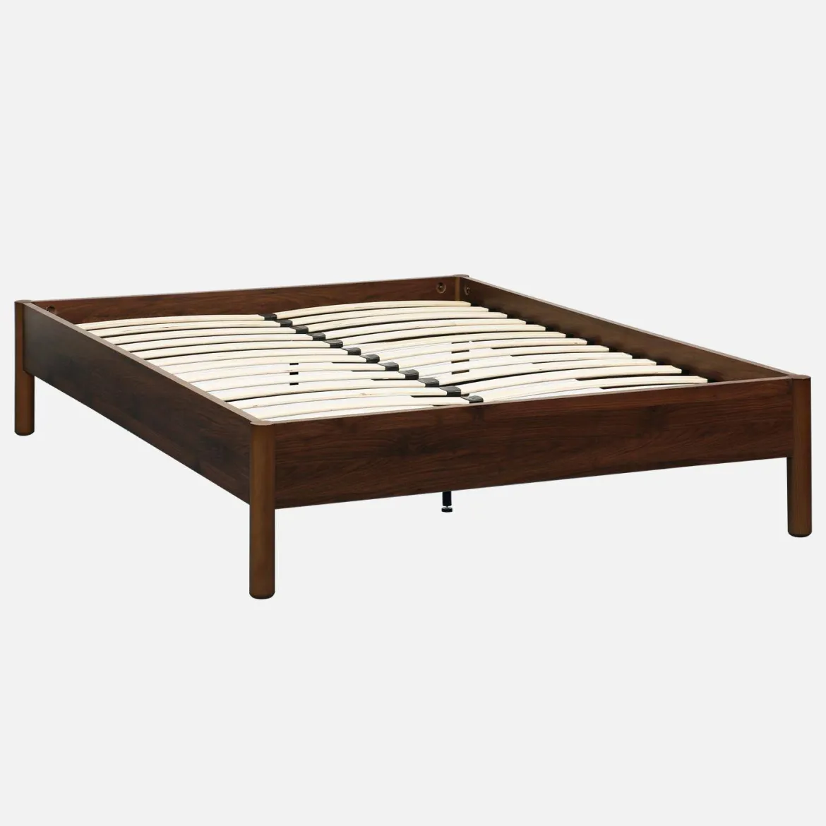 Letto con rete a doghe 140x190cm decorazione legno