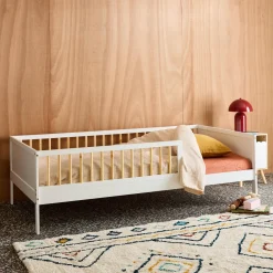 Letto bambino 90cm pino naturale rete a doghe inclusa