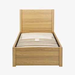 Letto con rete a doghe e testiera 90x190cm + 4 cassetti