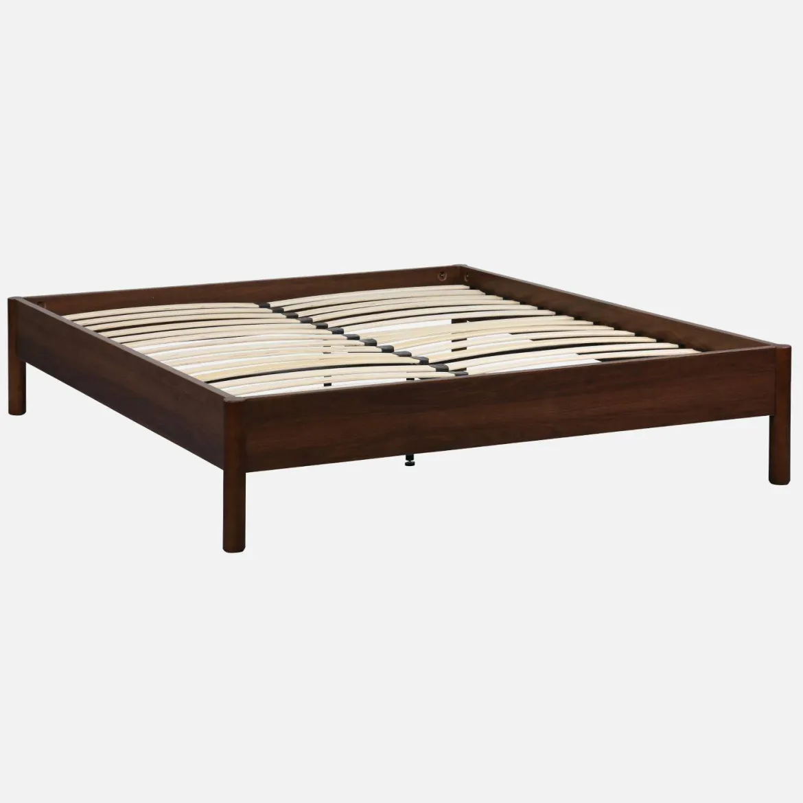 Letto con rete a doghe 160x200cm decorazione legno