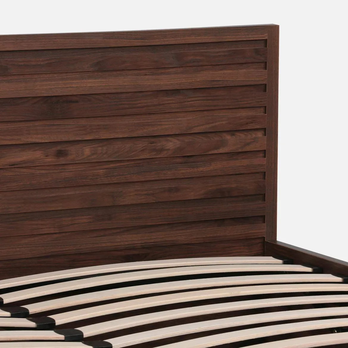 Letto contenitore con rete a doghe e testiera 160x200cm decorazione legno