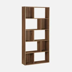Libreria a 5 ripiani con 10 vani