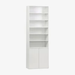 Libreria modulare con 2 ante e 5 livelli