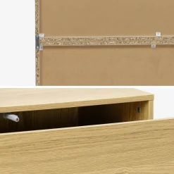 Libreria modulare in legno, 3 cassetti 8 vani
