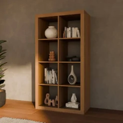 Libreria a 4 livelli con 8 scomparti