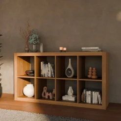 Libreria a 4 livelli con 8 scomparti
