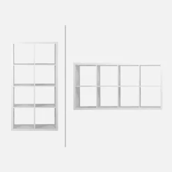 Libreria a 4 livelli con 8 scomparti