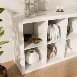 Libreria a 4 livelli con 8 scomparti