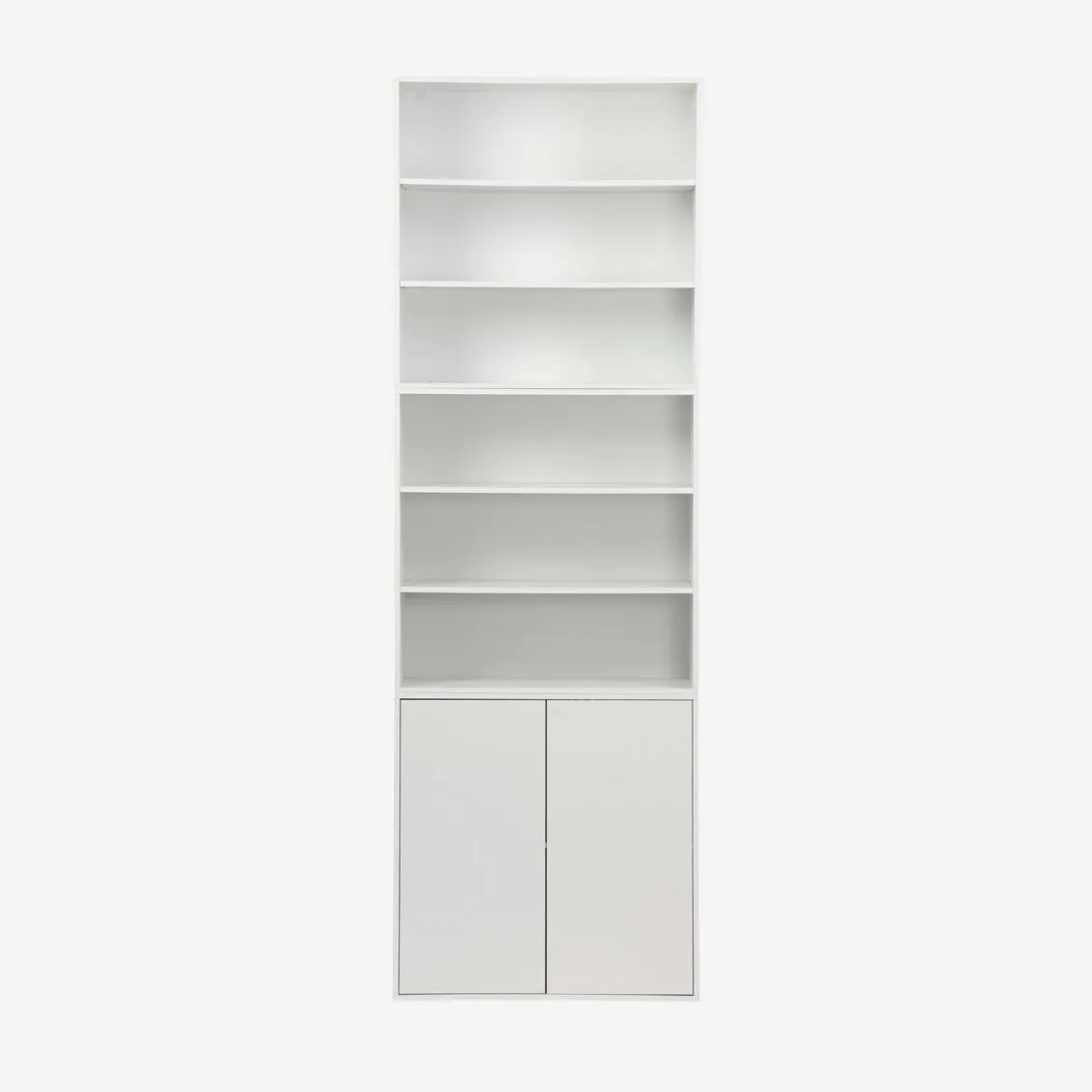 Libreria in legno a 3 ripiani, 2 mensole