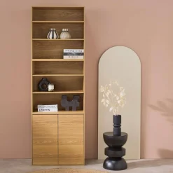 Libreria modulare con 2 ante e 5 livelli
