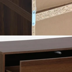Libreria modulare in legno, 3 cassetti 8 vani