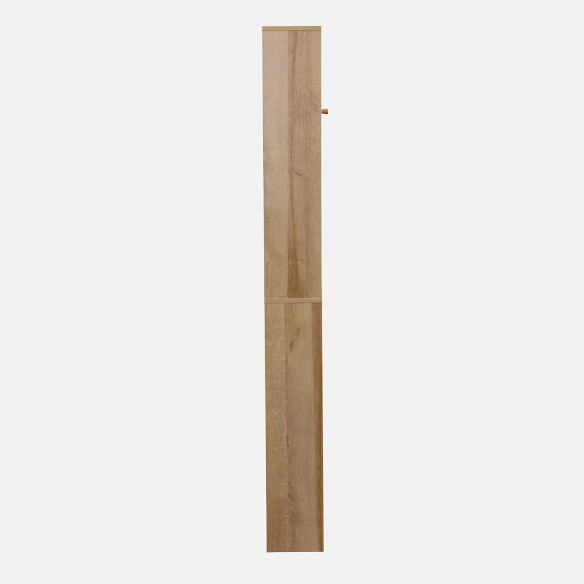 Mensola mobile WC decorato in legno e canna