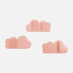Mensole da parete nuvole per la cameretta dei bambini, set di 3