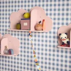 Mensole da parete nuvole per la cameretta dei bambini, set di 3