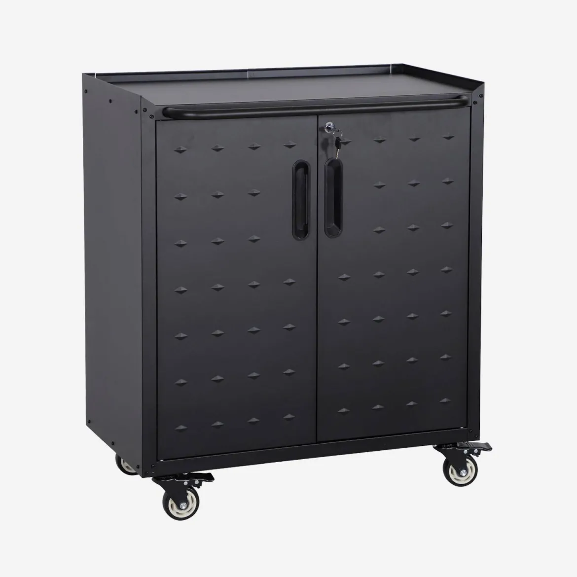 Mobile basso da garage con 2 ante