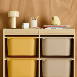 Mobile contenitore per bambini con 6 scatole colorate