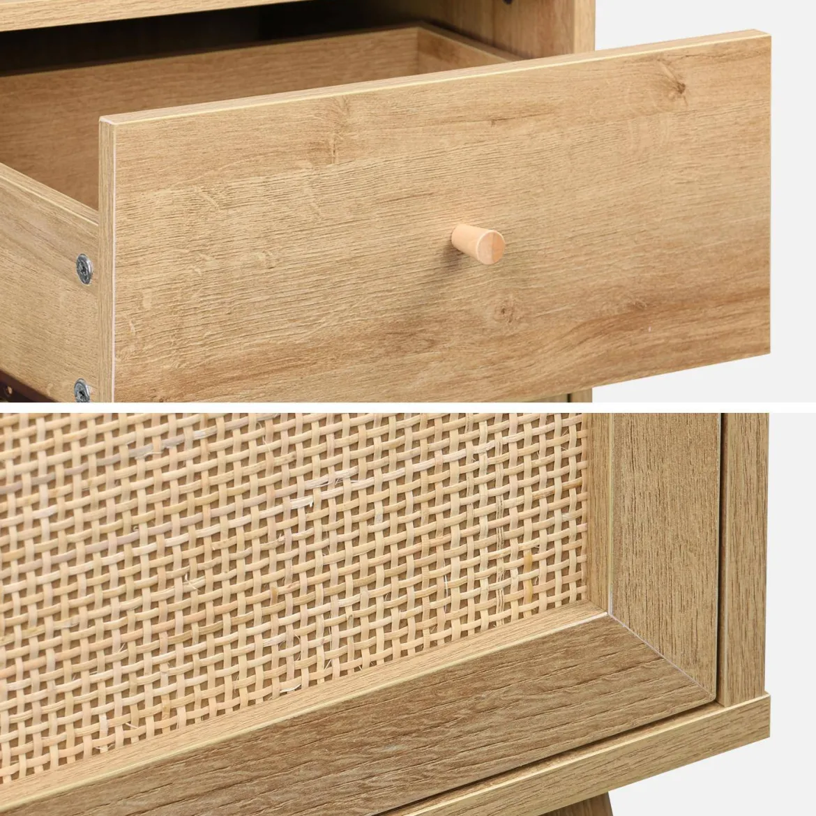 Mobile da bagno decorato in legno