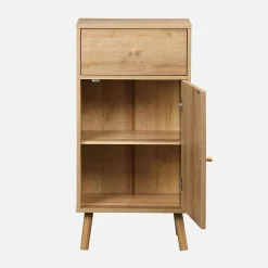 Mobile da bagno decorato in legno