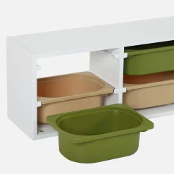 Mobile per bambini con 6 contenitori colorati
