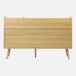 Mobile vinile XL vintage decorativo in legno, 130cm