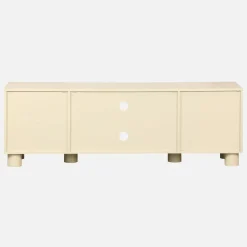 Mobile TV esotico effetto legno di mango 2 ante reversibili, 155cm