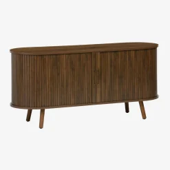 Mobile TV scandinavo con 2 ante scorrevoli, 120cm