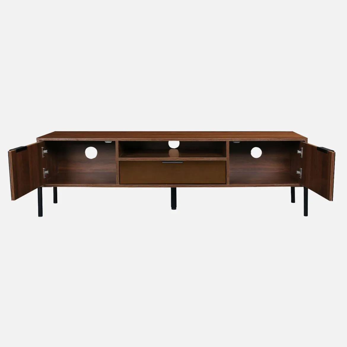 Mobili TV vintage effetto legno 151,5cm