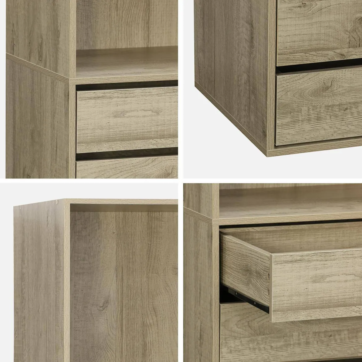 Modulo armadio con 5 cassetti e 2 ripiani