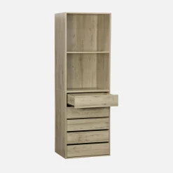 Modulo armadio con 5 cassetti e 2 ripiani
