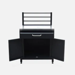 Modulo cucina da esterna in acciaio 1 cassetto e 2 ante, 80cm