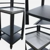 Modulo cucina da esterno in acciaio 2 ripiani, 48.5cm