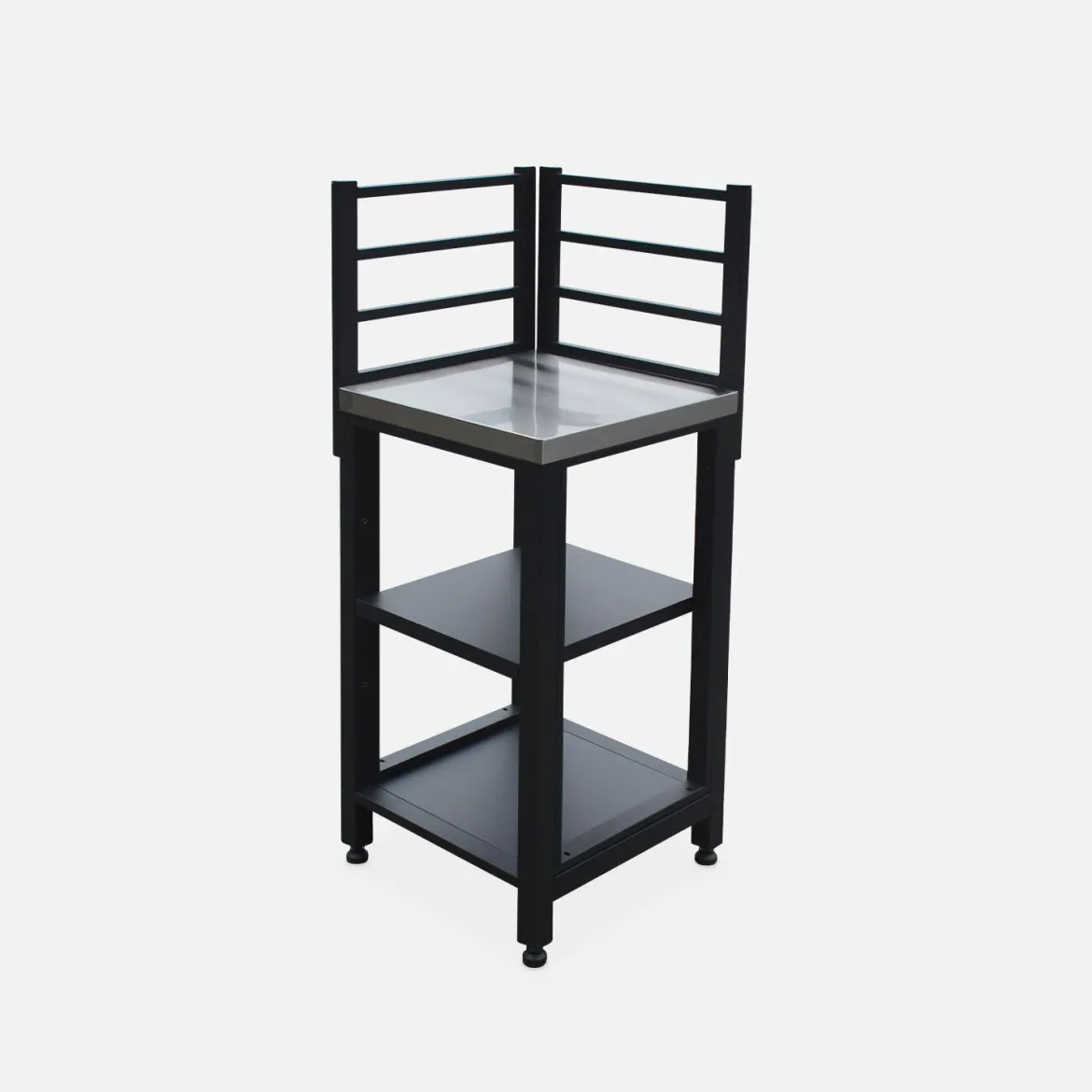 Modulo cucina da esterno in acciaio 2 ripiani, 48.5cm