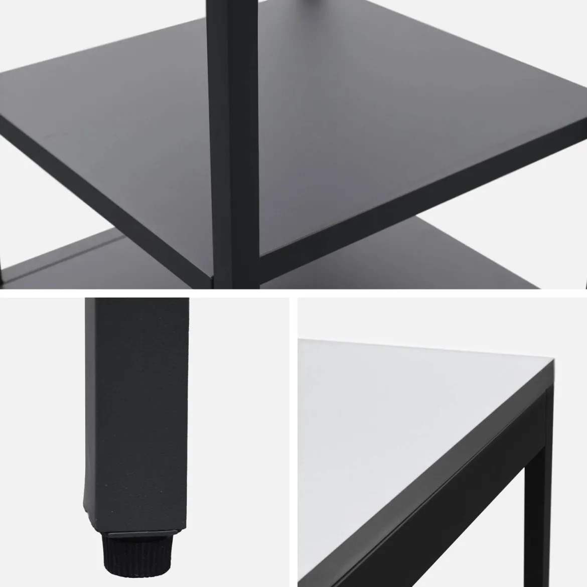 Modulo cucina da esterno in acciaio con 2 ripiani, 49cm