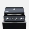 Modulo cucina da esterno con barbecue a gas 4 bruciatori, 5 moduli