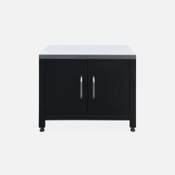 Modulo cucina da esterno con barbecue a gas 4 bruciatori, 5 moduli