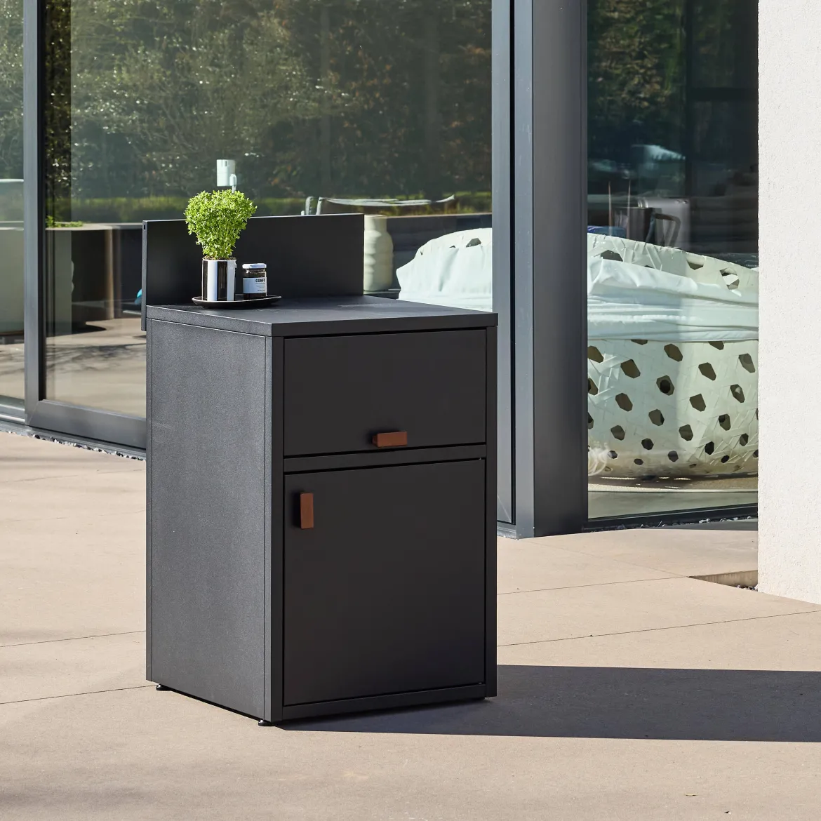 Modulo cucina da esterno in acciaio 2 porte, 60cm