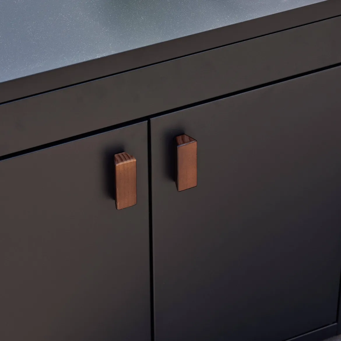 Modulo cucina da esterno in acciaio con 2 ante, 75,5cm