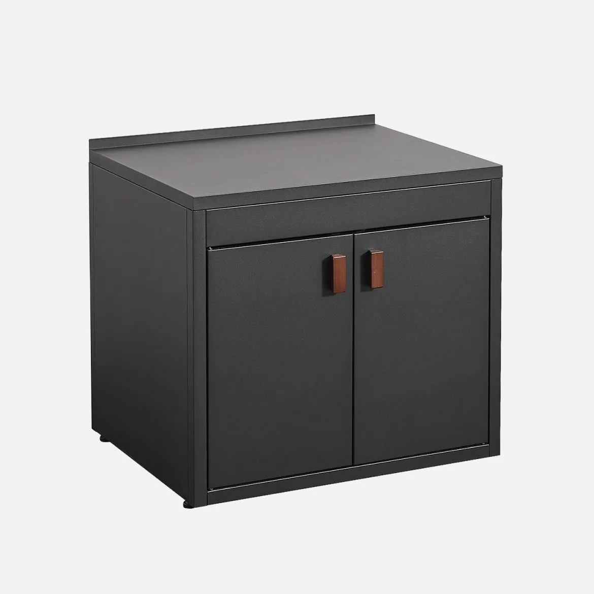 Modulo cucina da esterno in acciaio con 2 ante, 75,5cm