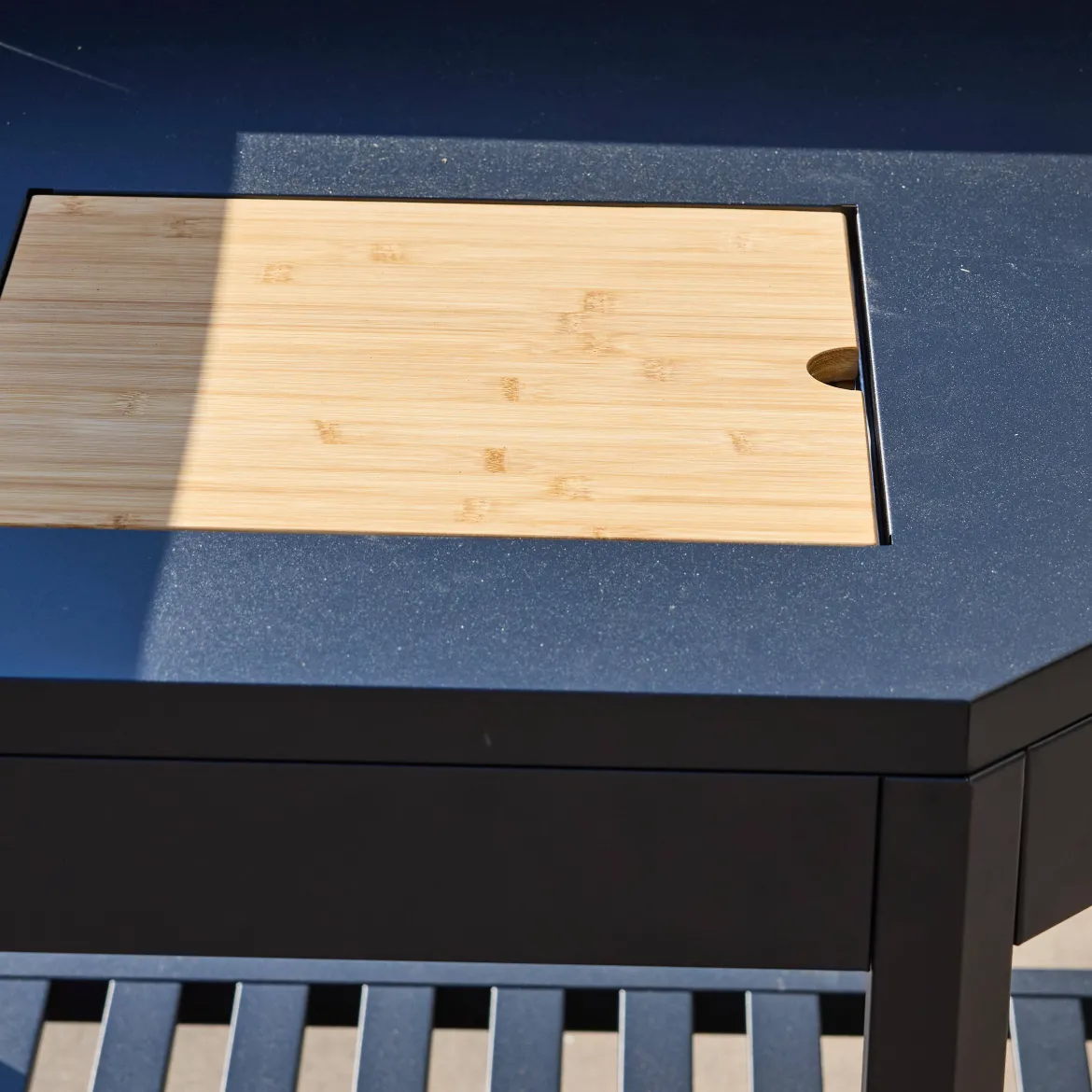 Modulo cucina da esterno in acciaio con accessori, 80cm