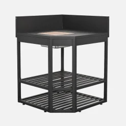 Modulo cucina da esterno in acciaio con accessori, 80cm