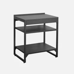 Modulo cucina da esterno in acciaio 2 ripiani, 80cm