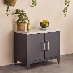 Modulo cucina da esterno in acciaio, 80cm