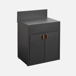 Modulo cucina da esterno in acciaio con 2 ante, 80cm