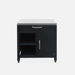 Modulo cucina da esterno in acciaio con 1 cassetto e 1 anta, 80cm