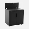 Modulo cucina da esterno in acciaio 2 porte 1 gancio, 80cm