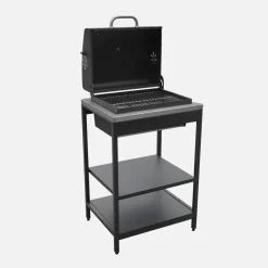 Modulo cucina da esterno con barbecue a carbonella