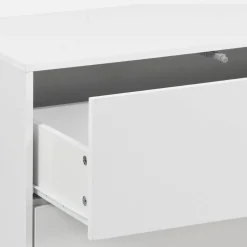 Modulo di stoccaggio decorativo in legno 3 cassetti