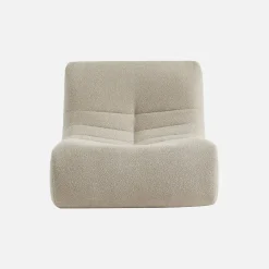 Modulo per divano modulare senza braccioli in bouclé