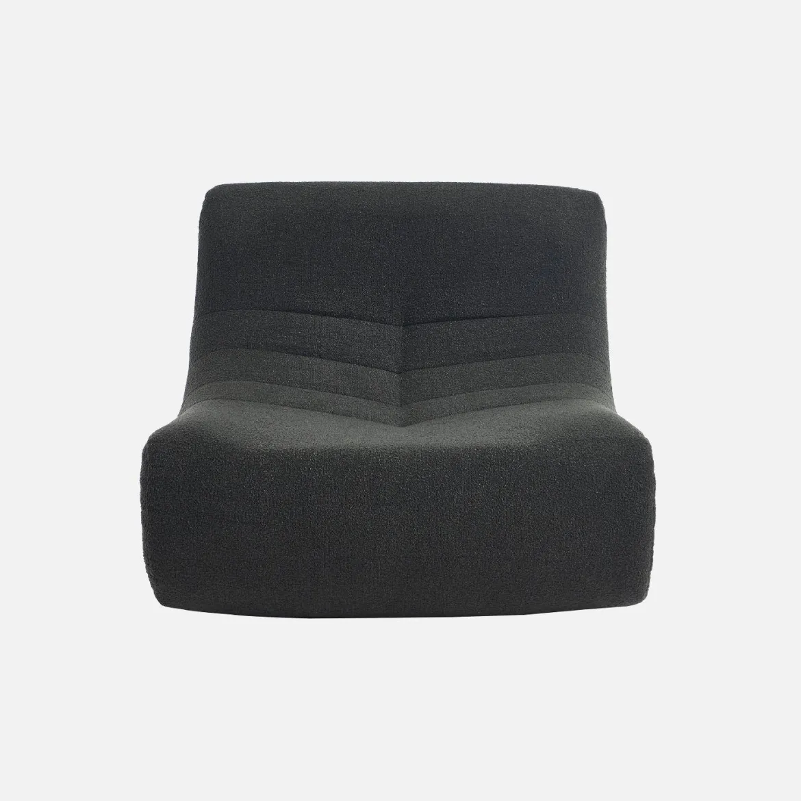 Modulo per divano modulare senza braccioli in bouclé